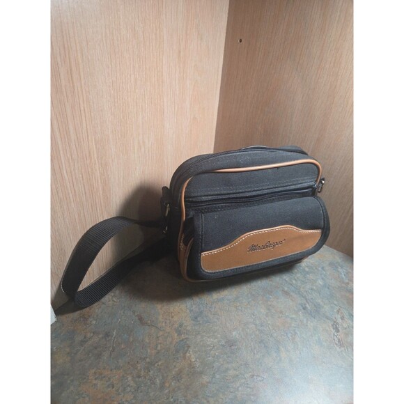 Vintage MacGregor Padded Camera Shoulder Carrying Case Bag in Black/Brown - Picture 3 of 8
